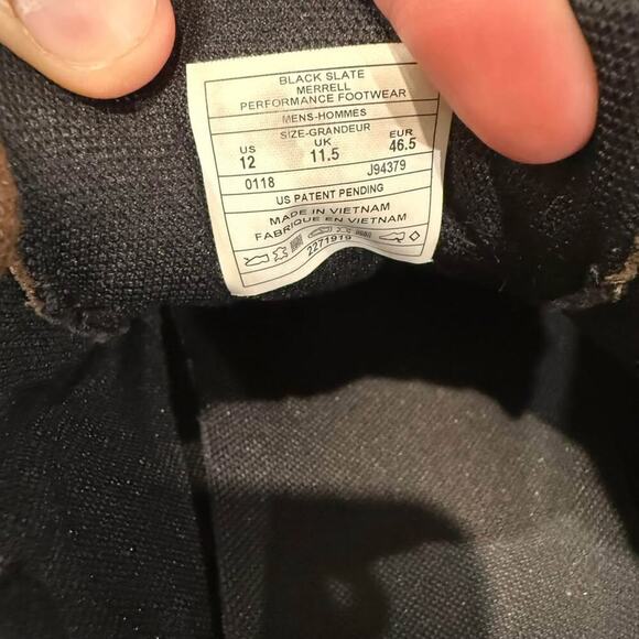 Merrell World Vue Suede Lace Up Leather Comfort Shoe Mens Size 12 Brown Gorpcore - Picture 8 of 8